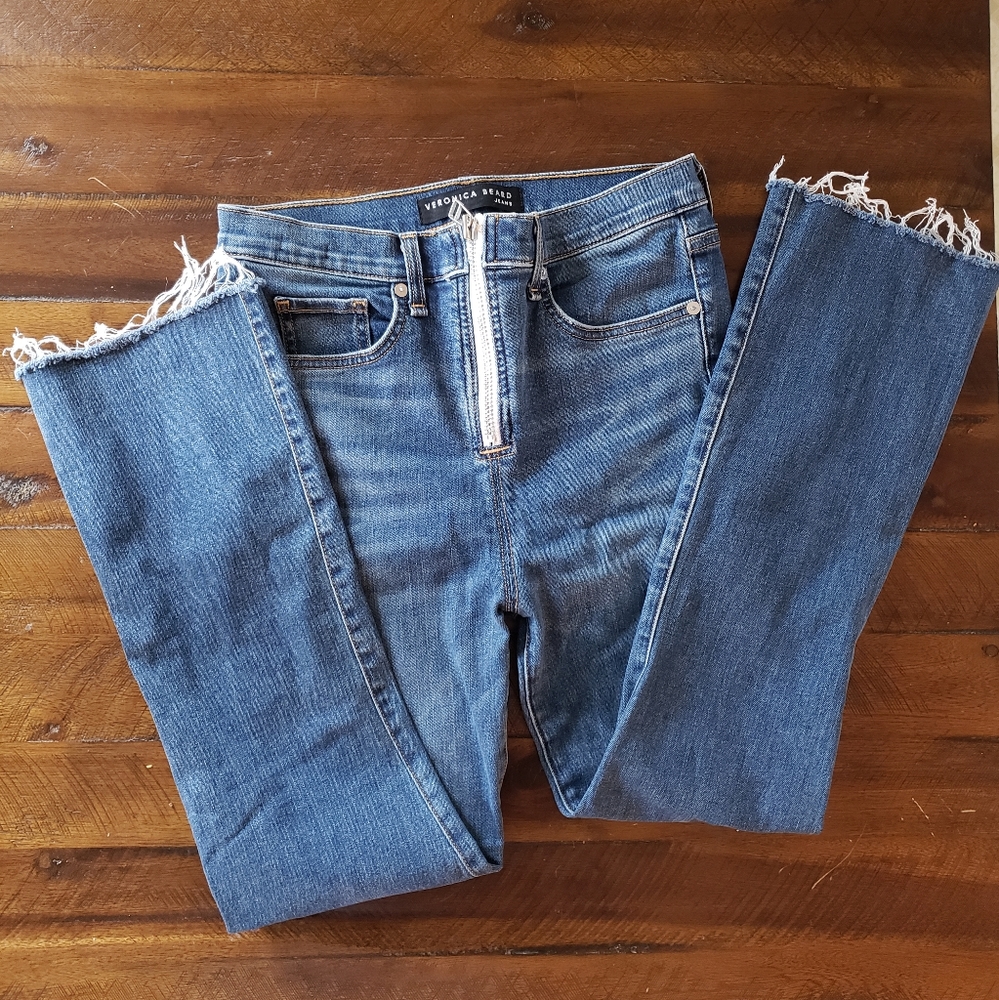 Veronica Beard Carly Kick Flare Jeans